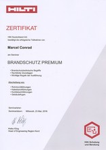 Qualifizierung bei Elektro Assmann: Brandschutz Premium - HILTI