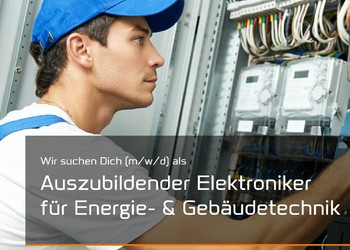 Ausbildung als Elektroniker fr Energie- und Gebudetechnik (m/w/d)